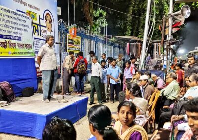 Street Meeting of Blind Persons' Association in Kolkata on World Disabled Day, 2019